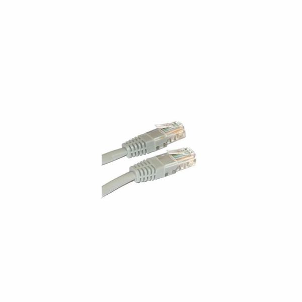XtendLan Patch kabel křížený Cat 5e UTP 2m - šedý