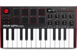 AKAI MPK Mini MK3 Control keyboard Pad controller MIDI USB Black Red