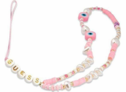 Guess Poutko na Telefon Beads Shell Pink Guess phone charm je stylový, praktický a skvělý doplněk k vašemu pouzdru na telefon. Můžete si jej pověsit na zápěstí, abyste zabránili náhodnému pádu telefo