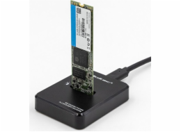Qoltec dokovací stanice M.2 SATA / PCIe SSD dokovací stanice | NGFF/NVMe | USB 3.1