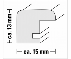 Rámeček Hama Bella 13x18 dřevo