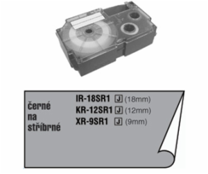 XR 18 SR1 (stříbrná černý tisk)    CASIO