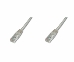 Digitus Patch Cable, UTP, CAT 5e, AWG 26/7, šedý 20m, 5ks