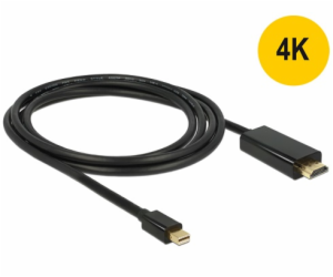 DeLOCK adaptérový kabel miniDP samec > HDMI-A samec