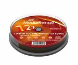 MediaRange CD-RW 700 MB, prázdná CD