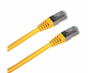 Patch cord FTP cat5e 1M žlutý