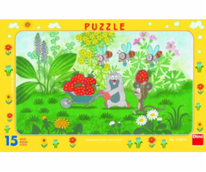 Dino Papírové puzzle Krtek na výletě 15 dílků