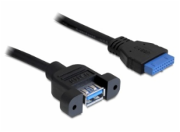 Delock kabel interní 19pin USB 3.0  > 1 x USB 3.0-A samice