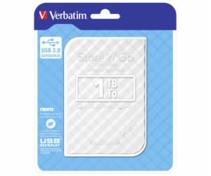 Externí disk Verbatim HDD Store 'n' Go 1 TB bílý (53206)