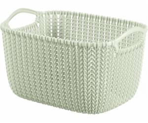 Úložná taška CURVER KNIT, 8 l, bílá, 30×22×17 cm