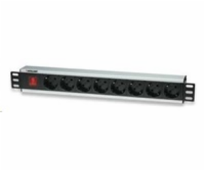 Intellinet 19" Rackmount 8-Way Power Strip - German Type,...