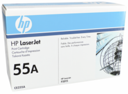 HP 55A Black LJ Toner Cart, CE255A (6,000 pages)