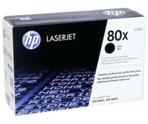 HP 80X Black LJ Toner Cart, 6 900 str, CF280X