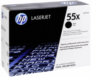 HP 55X Black LJ Toner Cart, CE255X (12,500 pages)