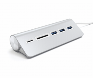 Satechi Aluminum USB 3.0 Hub & Card Reader silver