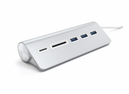 Satechi Aluminum USB 3.0 Hub & Card Reader silver