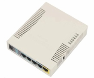 MikroTik RouterBOARD RB951Ui-2HnD, 600MHz CPU, 128MB RAM,...