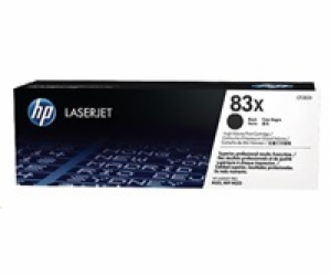 HP 83X Black LJ Toner Cart, CF283X (2,200 pages)