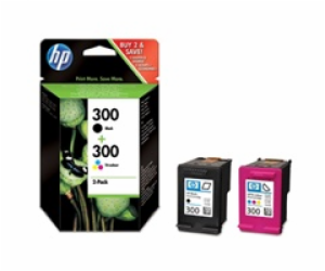 HP 300 Combo-B/CMY Ink Cart, 4 ml, CN637EE (200 / 165 pages)