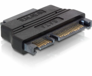 DeLock adaptér SATA 22pin samec -> Slim SATA  7+6pin samice