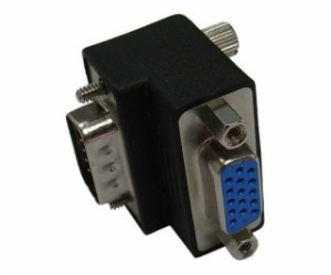 DeLOCK Adapter VGA Stecker/Buchse 90° gewinkelt