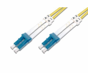 DIGITUS Fiber Optic Patch Cord, LC to LC, Singlemode, OS1...