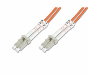 DIGITUS Fiber Optic Patch Cord, LC to LC, Multimode, OM2,...