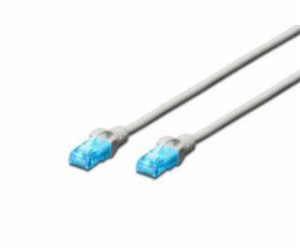 Digitus Ecoline Patch Cable, UTP, CAT 5e, AWG 26/7, šedý ...