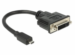 Delock Adapter HDMI Micro-D Stecker > DVI 24+5 samice 20 cm