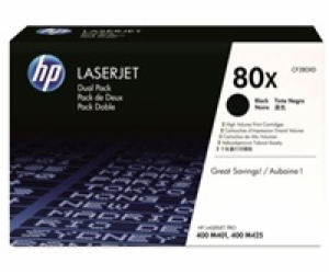 CF280XD toner čierny HP 80X Dual pack