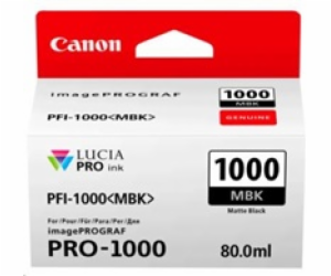 Canon CARTRIDGE PFI-1000MBK matná černá pro ImagePROGRAF ...