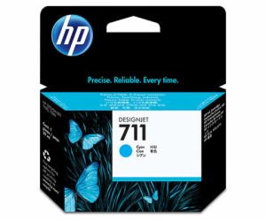 HP 711 Cyan DJ Ink Cart, 29 ml, CZ130A