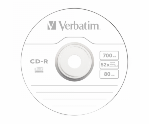 1x25 Verbatim CD-R 80 / 700MB 52x Speed Extra Protection