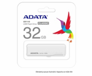 ADATA Flash Disk 16GB USB 2.0 DashDrive UV110, bílý