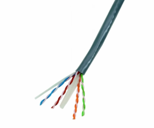 DATACOM kabel drát C6 UTP PVC 305m box šedý