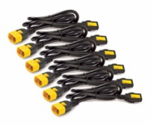 Power Cord Kit (6 ea), Locking, C13 to C14, 1.8m