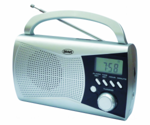 RÁDIO DIGITÁLNÍ B-6010 STŘÍBRNÉ  