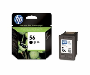 HP 56 Black Ink cart, 19 ml, C6656AE (520 pages)