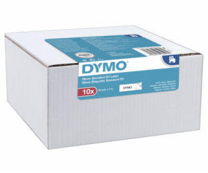 Dymo D1 ORIGINAL etiketovací páska VALUE PACK, černá na b...