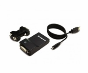 Lenovo 0B47072 USB 3.0 to DVI/VGA Monitor Adapter