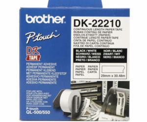 BROTHER DK-22210 papírová role 29mm x 30,48m bílá