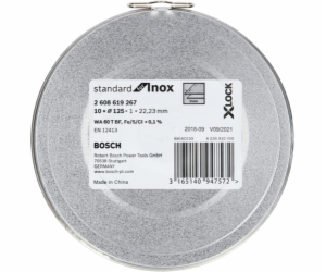 Bosch X-LOCK rezny kotouc 10x125 1mm Std Inox v doze