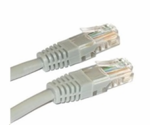 XtendLan patch kabel Cat5E, UTP - 30m, šedý