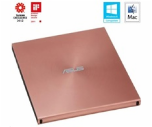 ASUS DVD SDRW-08U5S-U/PINK/G/AS, External Slim DVD-RW, pi...