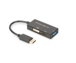 Digitus DisplayPort Kabelový převodník, DP - HDMI+DVI+VGA...