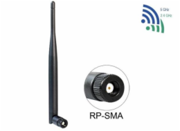 DeLOCK WLAN 802.11 a/b/g/n anténa RP-SMA 5 dBi