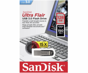 SanDisk Flash Disk 128GB Ultra Flair, USB 3.0