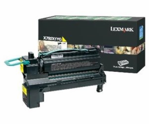 TONER Lexmark X792 Yellow Extra High Yield Return Program...