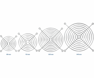 ARCTIC Fan Grill 120 mm ACFAN00087A mřížka pro ventilátor...