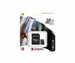 Paměťová karta Kingston 32GB CL10 MicSDHC+adaptér